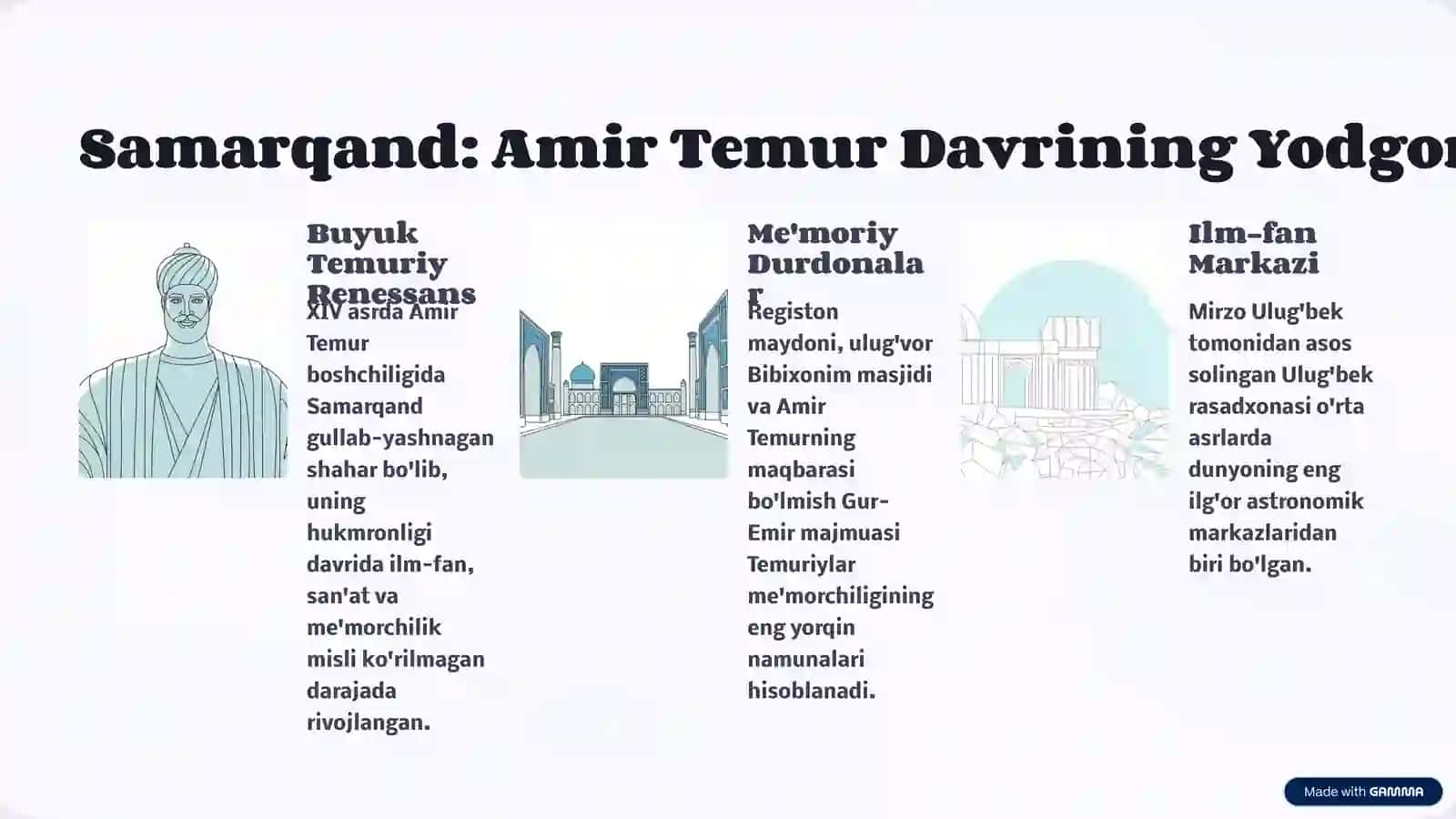O'zbekiston Tarixiy Joylari: Meros va Madaniyatning Qalblari 2