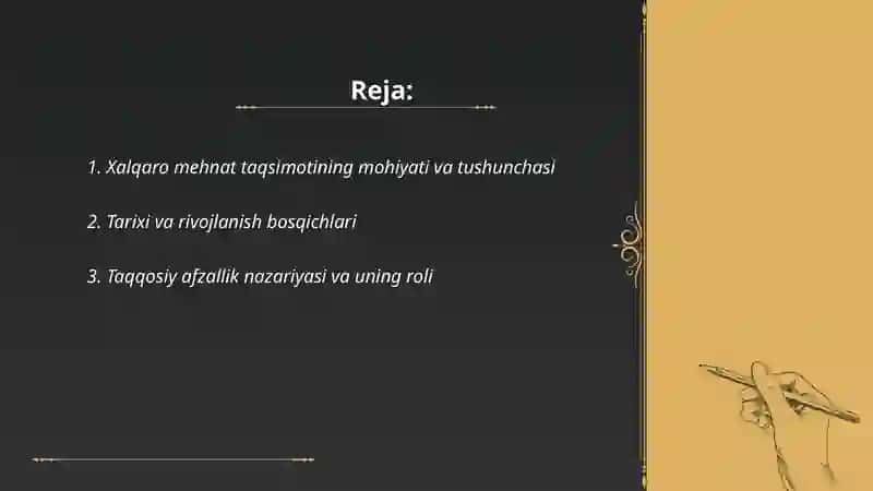 Xalqaro mehnat taqsimoti 2