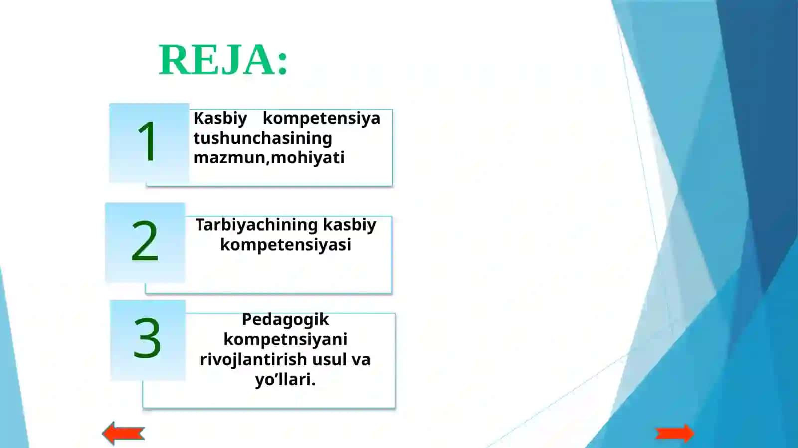 Hozirgi davr pedagog-tarbiyachining kasbiy kompetensiya 2
