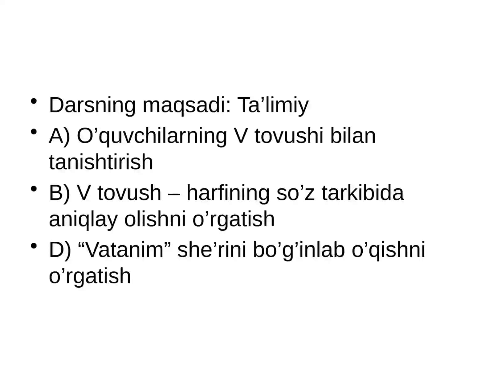 V tovushi Vv harfi 2