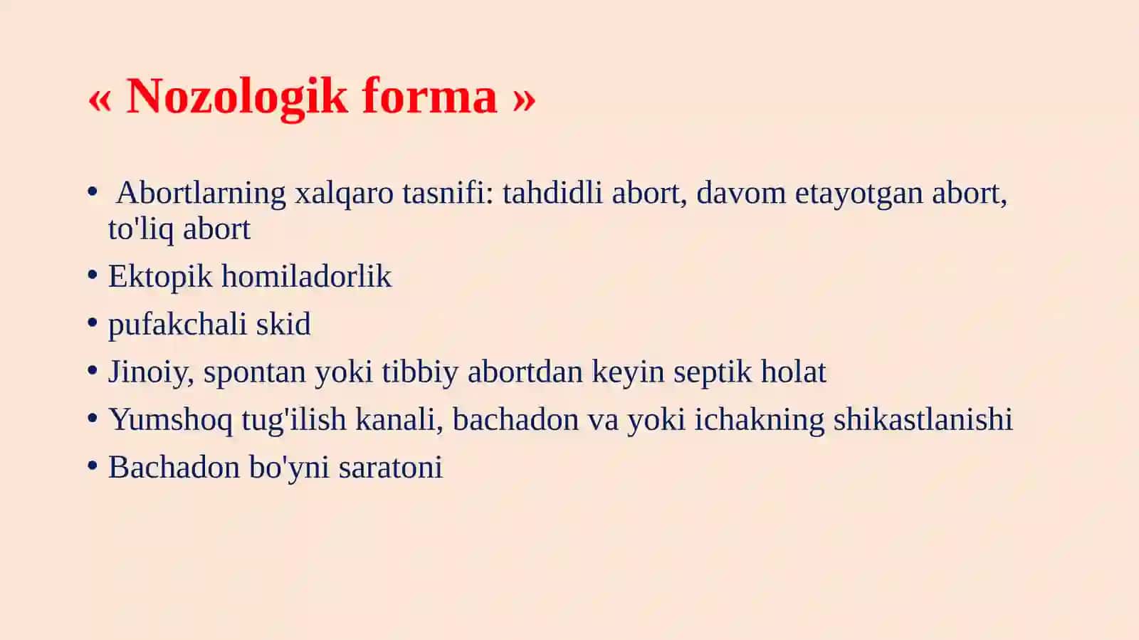 Homiladorlikning 22 haftaligiga qadar qon ketishi bo'lgan homilador ayollarni davolash 2