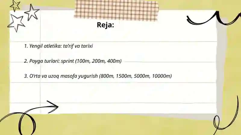 Yengil atletika va uning turlari 2