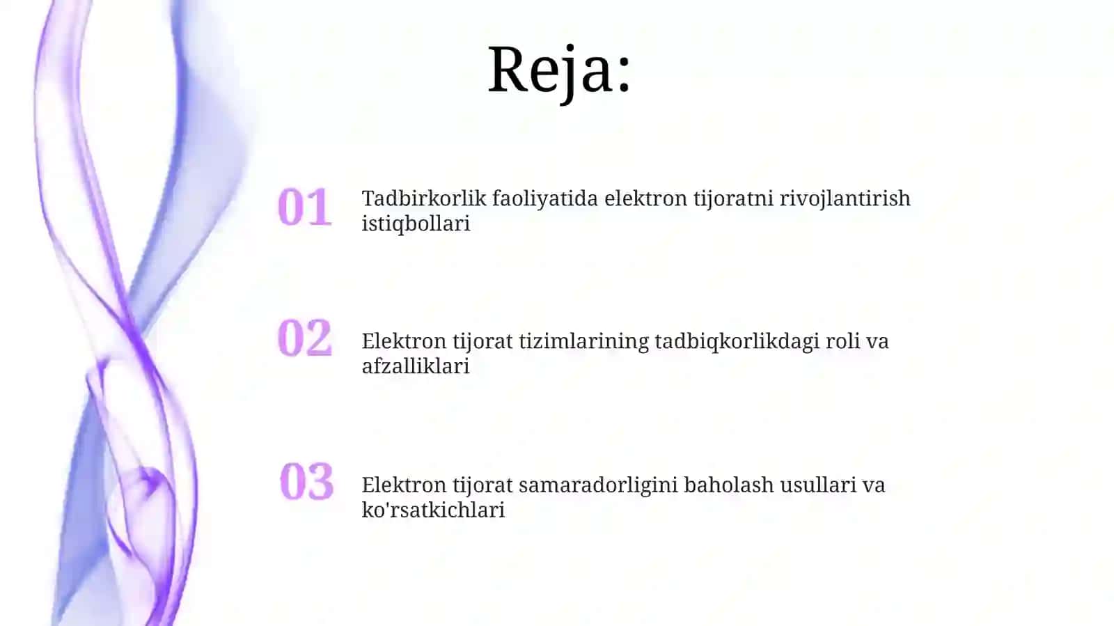 Tadbirkorlik faoliyatida elektron tijoratni rivojlantirish istiqbollari 2
