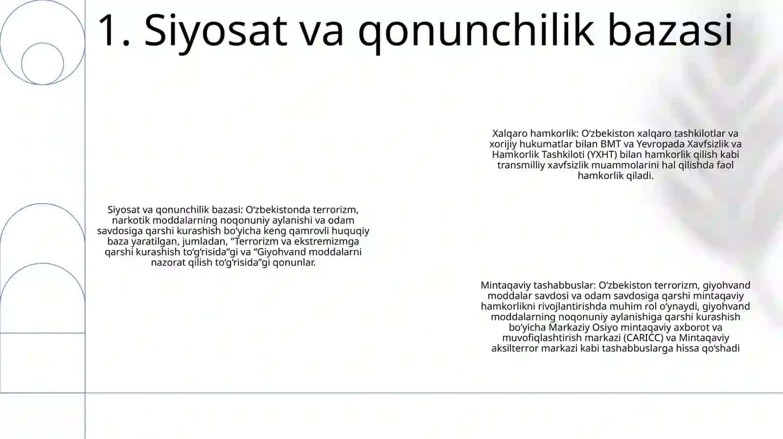 Markaziy Osyoda Xavsizlik Masalalari 2