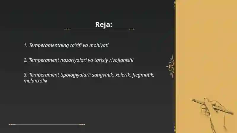 Temperament 2
