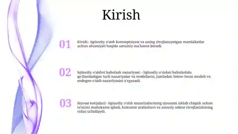 Iqtisodiy O'Sish Evalyutsiyasining Nazaryasi 2