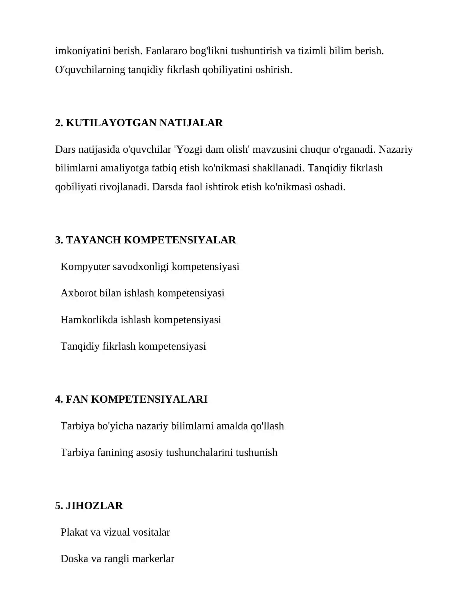 Yozgi dam olish 2