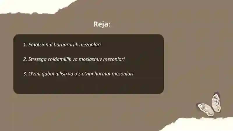 Psixologik salomatlik mezonlari 2