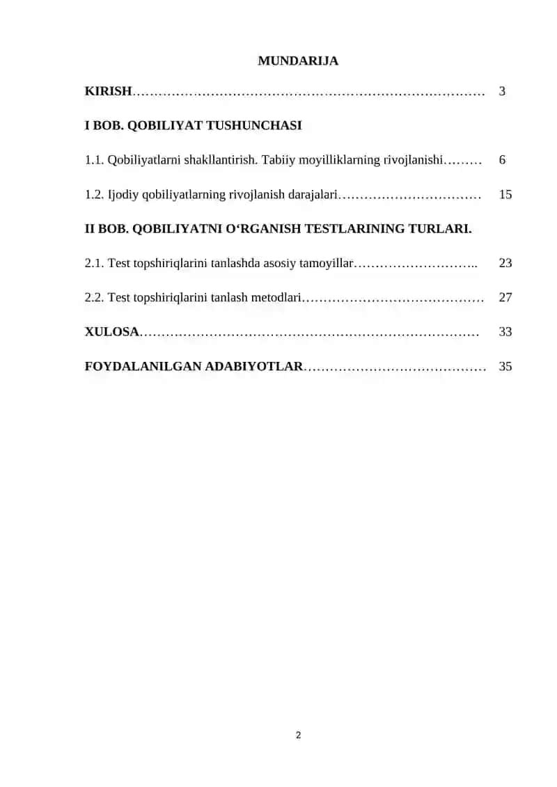 KURS ISHI "Himoyaga tavsiya etilsin" 2