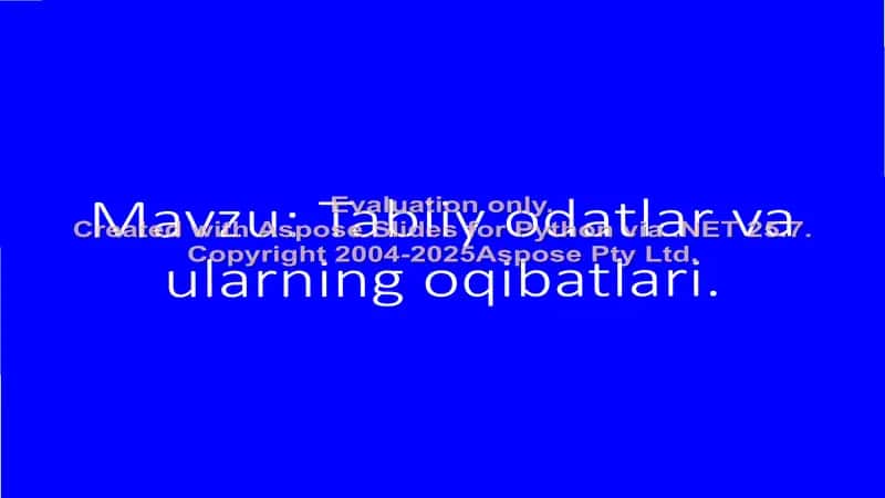 Hayot xavfsizligi fanidan tayyorlagan mustaqil ish 2