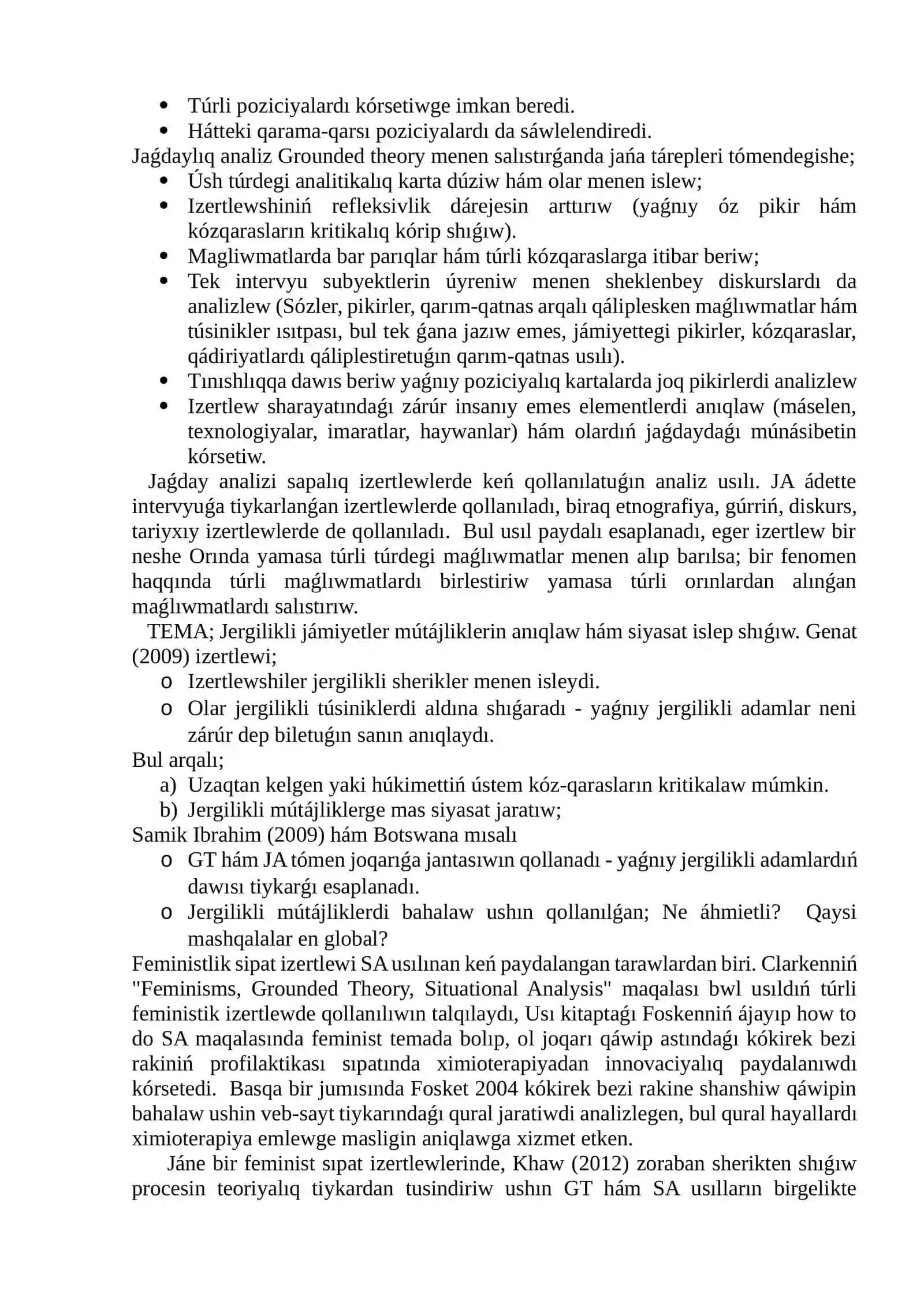 Jaǵdaylardı analizlew metodları Psixologiyalıq ádebiyatlarda jaǵdaylardı analizlew 2