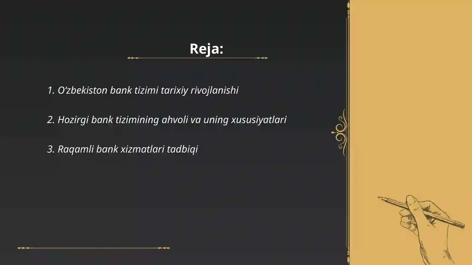 Oʻzbekistonda bank tizimini takomillashtirish yoʻllari 2