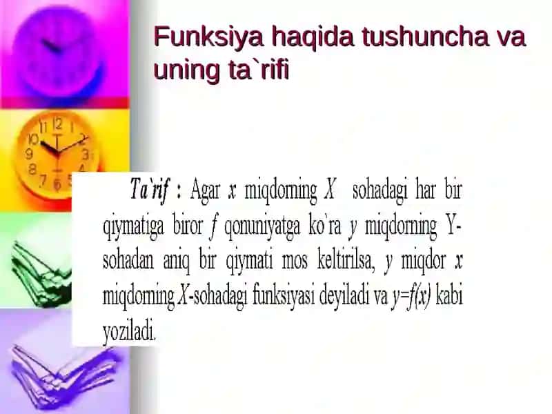 Funksiyaning xossalari va differensiali 2