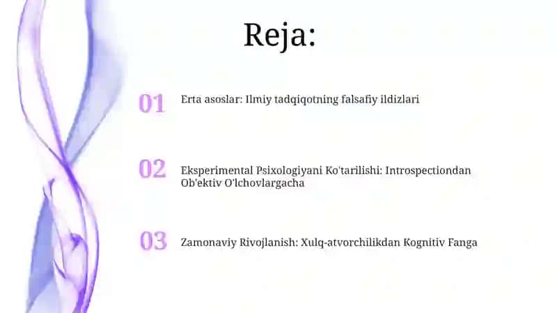 Umumiy pisixologiya fanining taraqiyot bosqichi 2