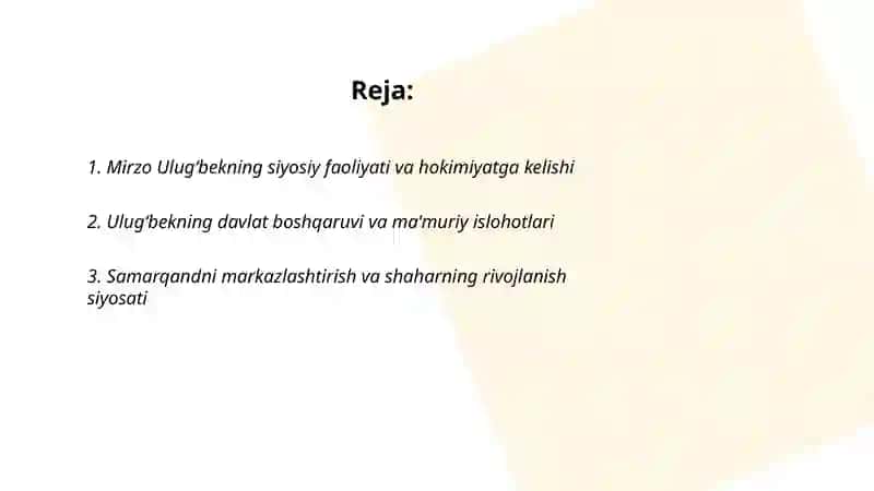Mirzo Ulugʻbek-davlat arbobi va buyuk olim 2