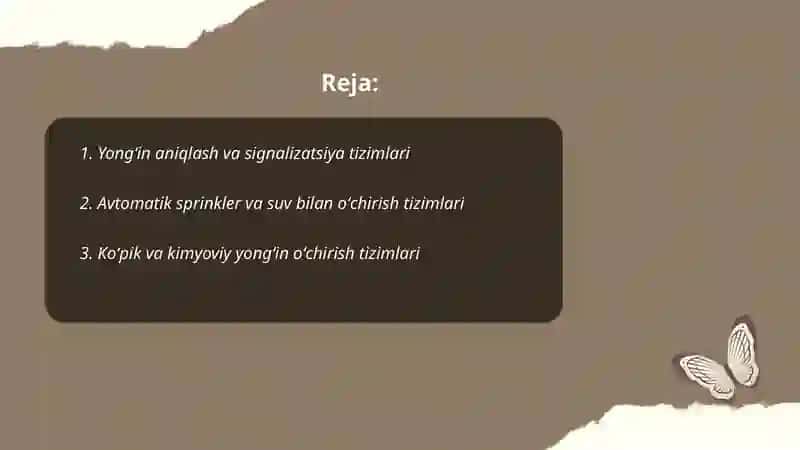 Yongʻin xavfsizligi va portlash xavfi boʻyicha tizimlar 2