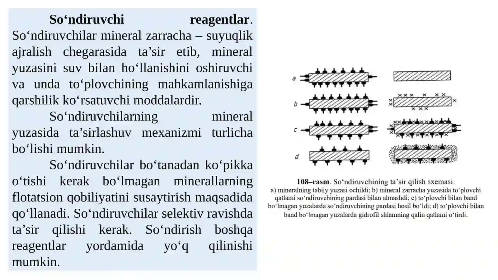 So‘ndiruvchi reagentlar, ularning vakillari 2