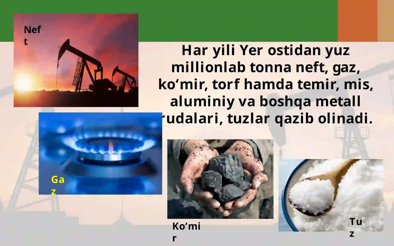 Yer toshqobig‘ining boyliklari 2
