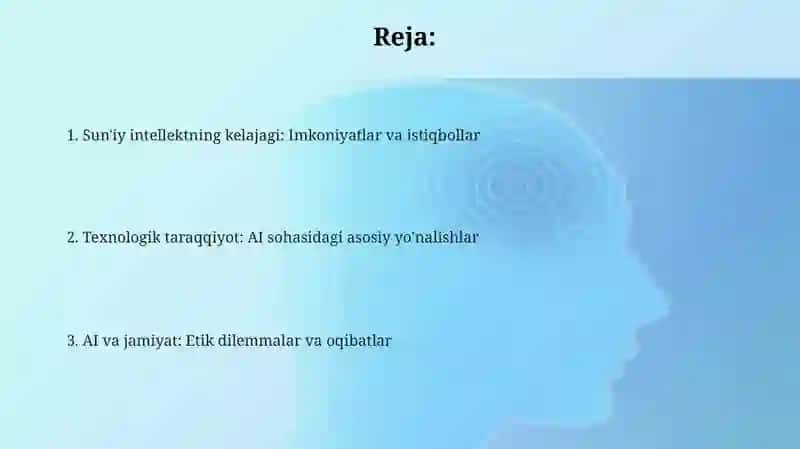 Sun'iy intellektning kelajagi 2