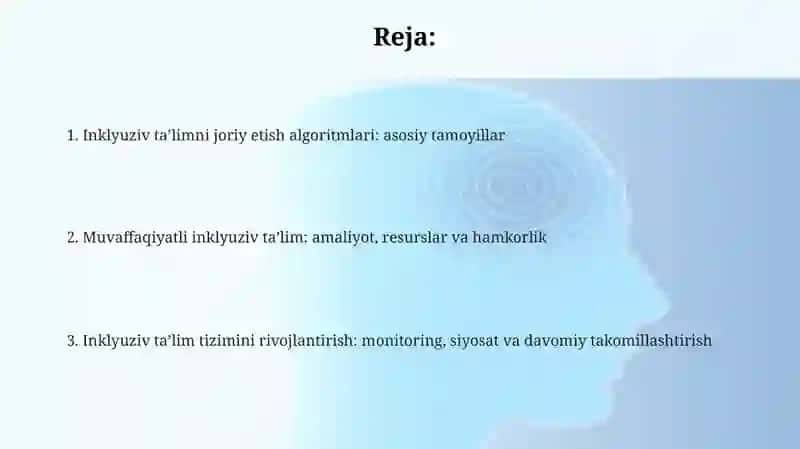 Inklyuziv ta'lim: Ta'rif va ahamiyat 2