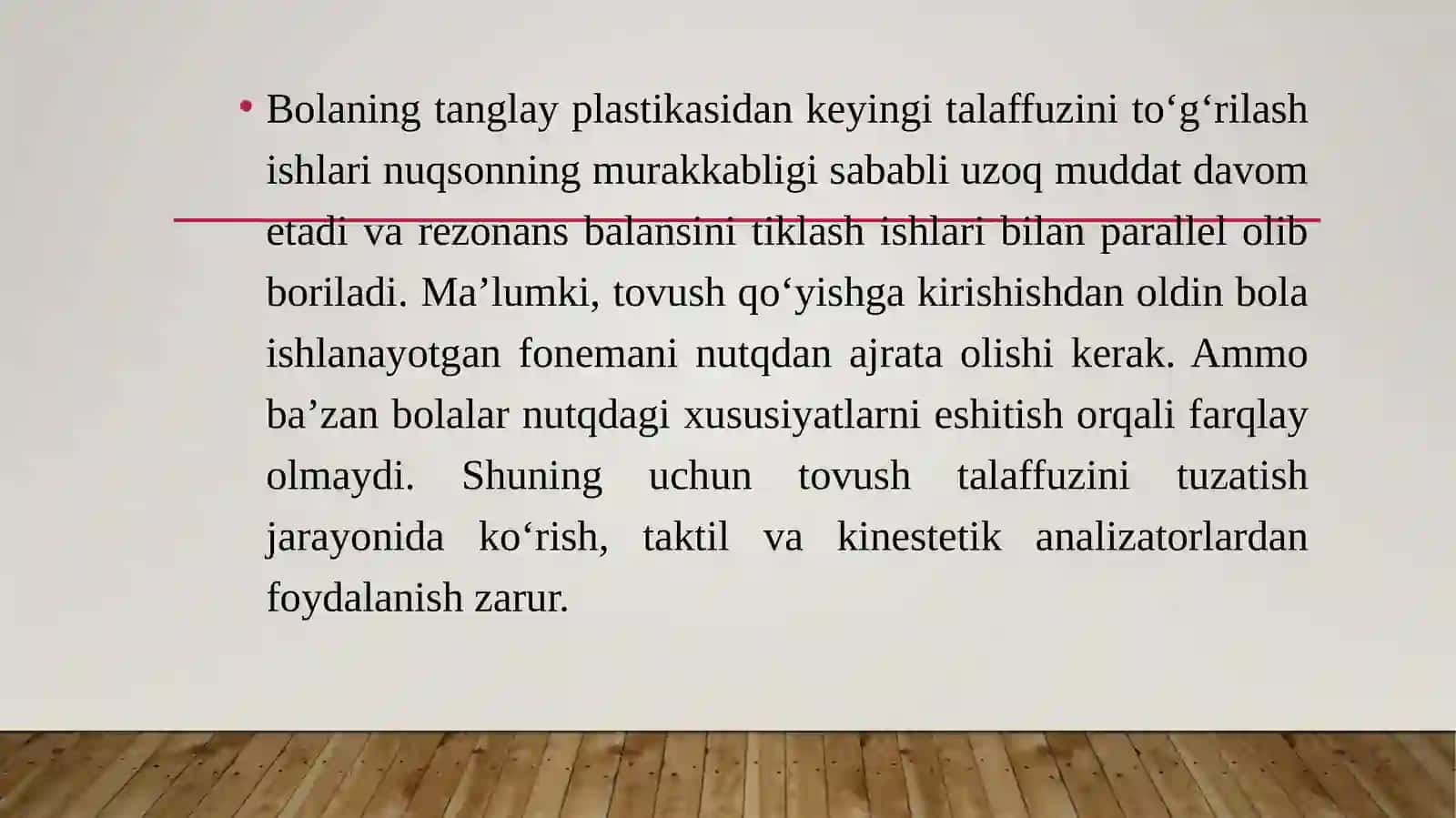 Rinolaliyalarda tovushlar talaffuzini tekshirish 2