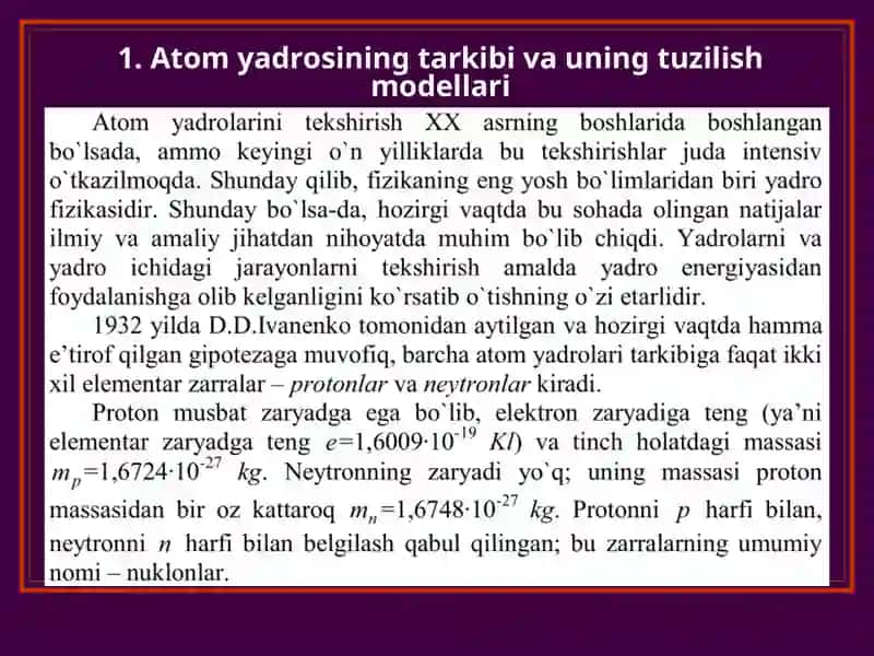Elеmеntar zarralarning hоzirgi zamоn tizimi 2