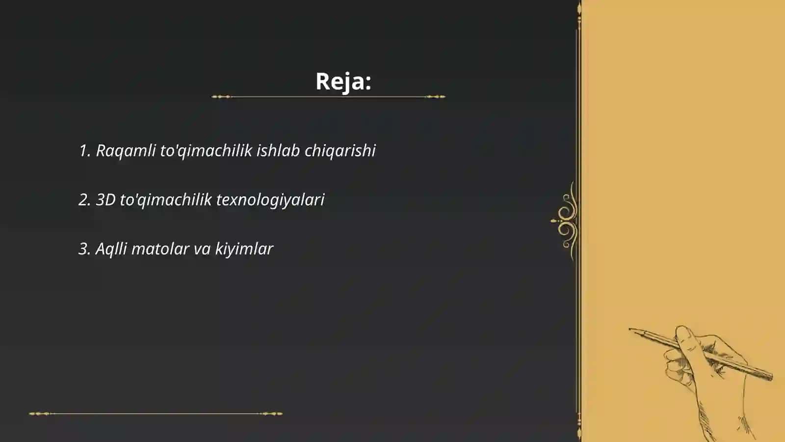 Raqamli to'qimachilik ishlab chiqarishi 2
