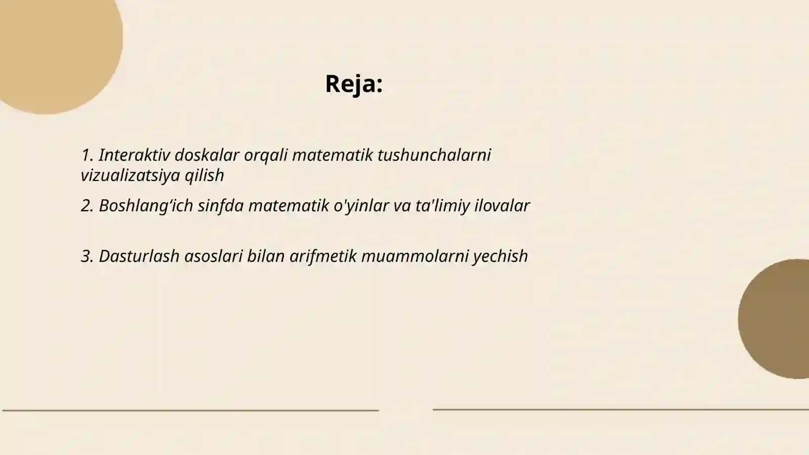 Boshlangʻich sinf matematika darslarida texnologiya fanining integratsiyasi 2
