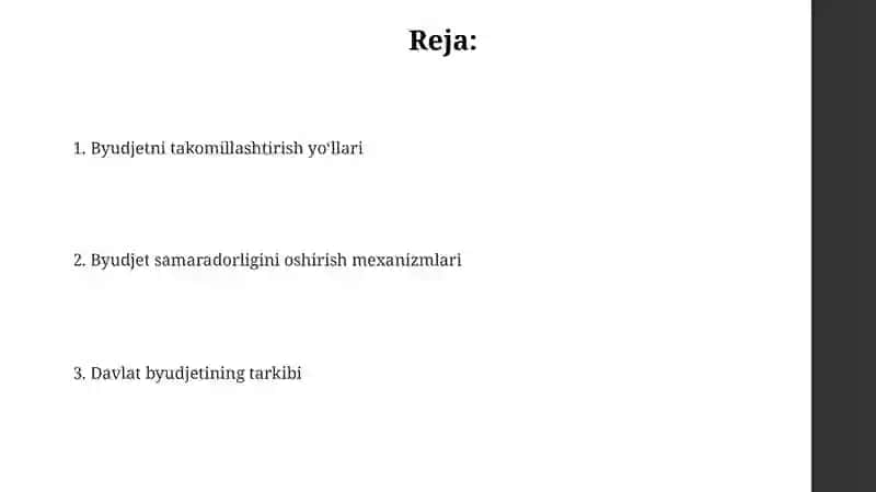 Innovatsion texnologiyalarni byudjet jarayoniga joriy etish 2