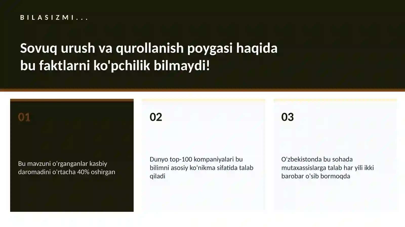 Sovuq urush va qurollanish poygasi 2