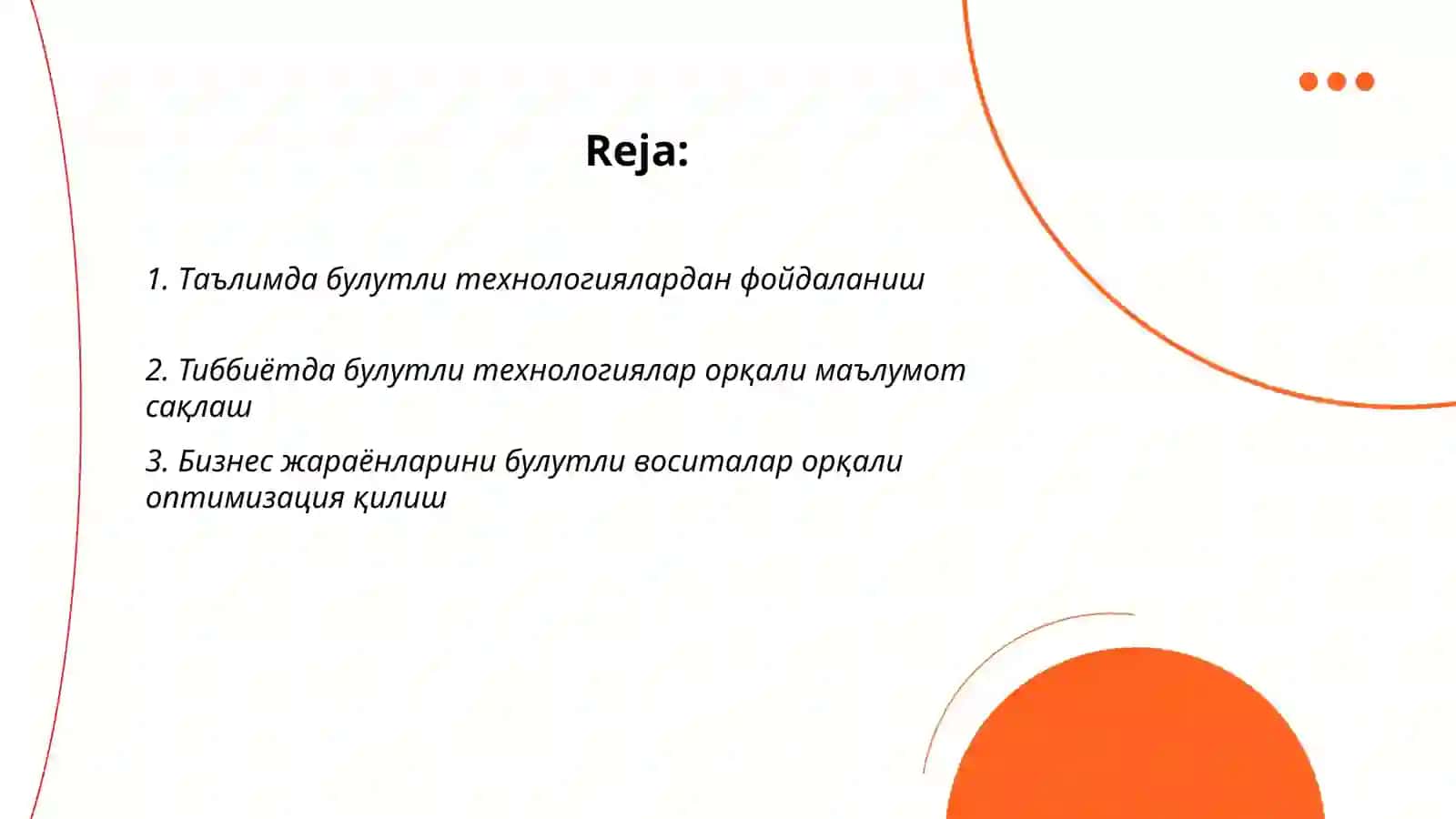 Таълимда булутли технологиялардан фойдаланиш 2