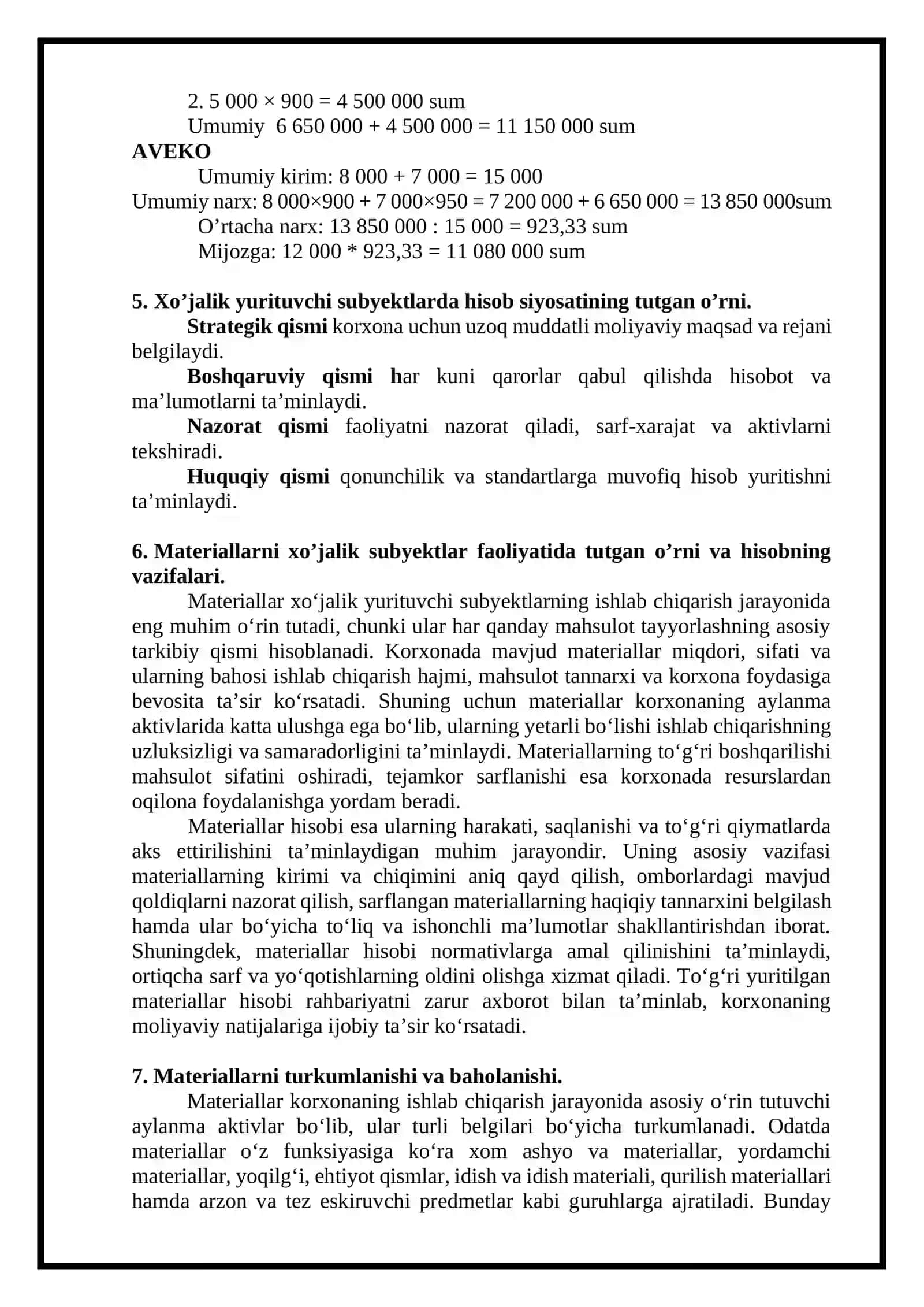 Moliyaviy hisobni yuritish va tashkil qilish 2