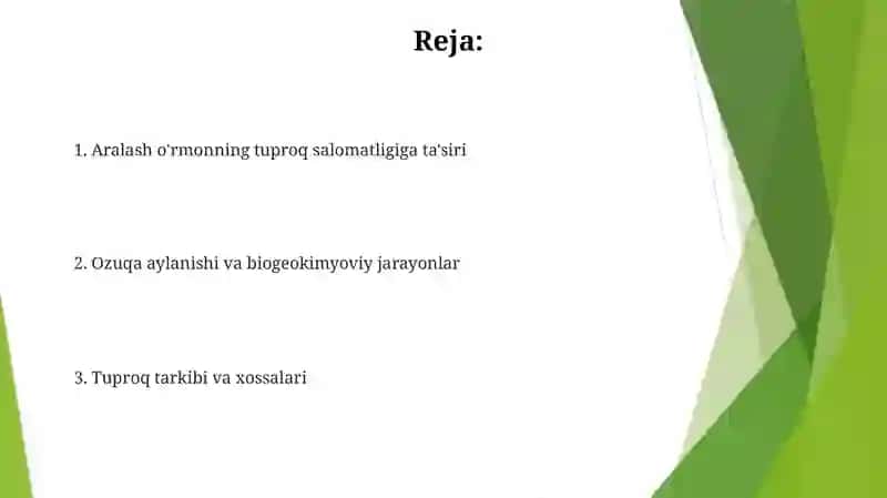 Aralash o'rmon tuproqlarining fizik xossalari 2