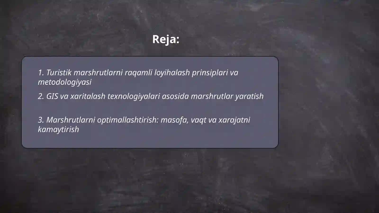 Turistik marshrutlarni raqamli loyihalash prinsiplari va metodologiyasi 2