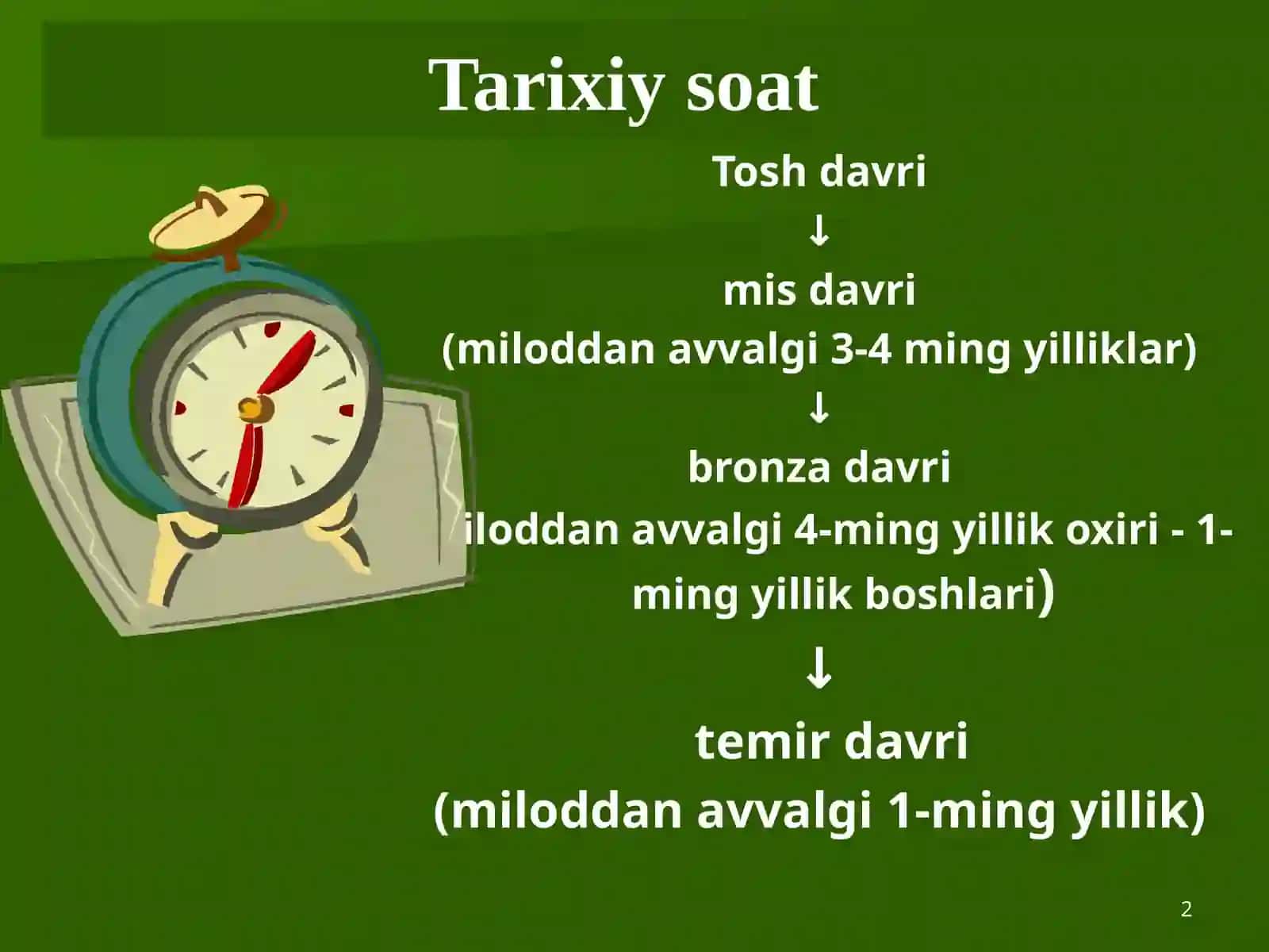 Tarixiy soat 2