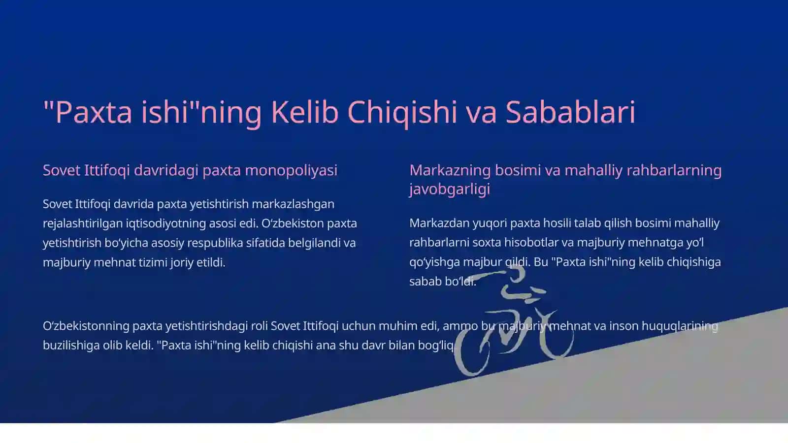 "Paxta ishi" 2