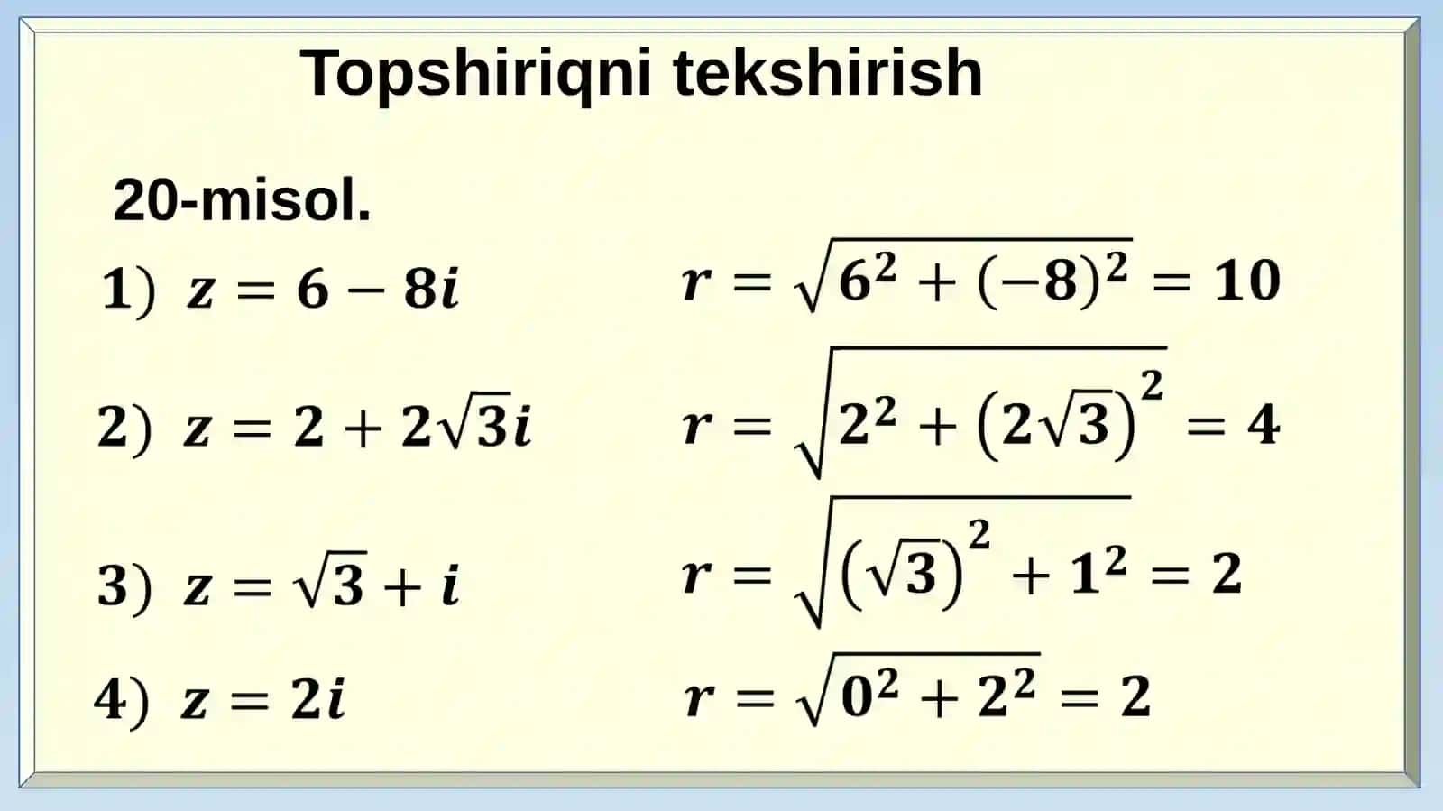 Algebra 10-sinf 2