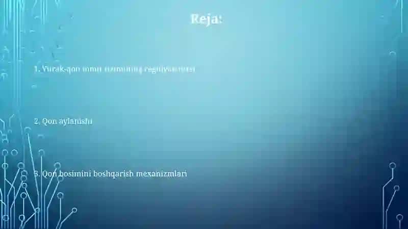 Yurak-qon tomirlari va ularning funktsiyalari 2