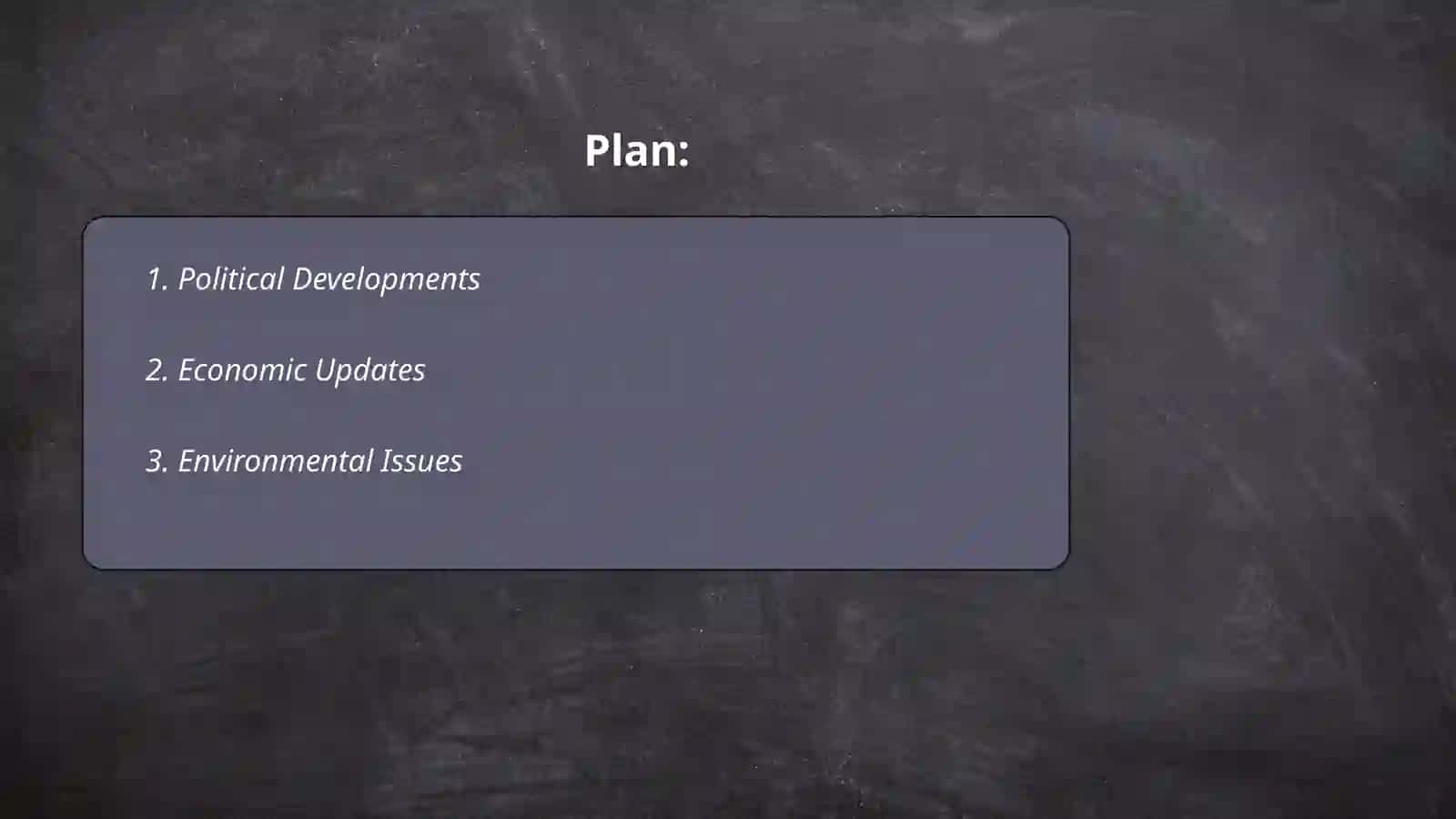 Political Developments in 2023 2