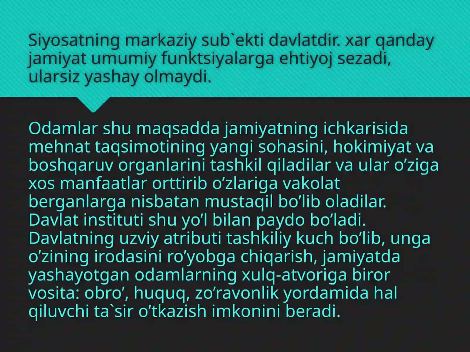 AHOLINI IJTIMOIY MUHOFAZA QILISH TIZIMIDA DAVLATNING ROLI 2