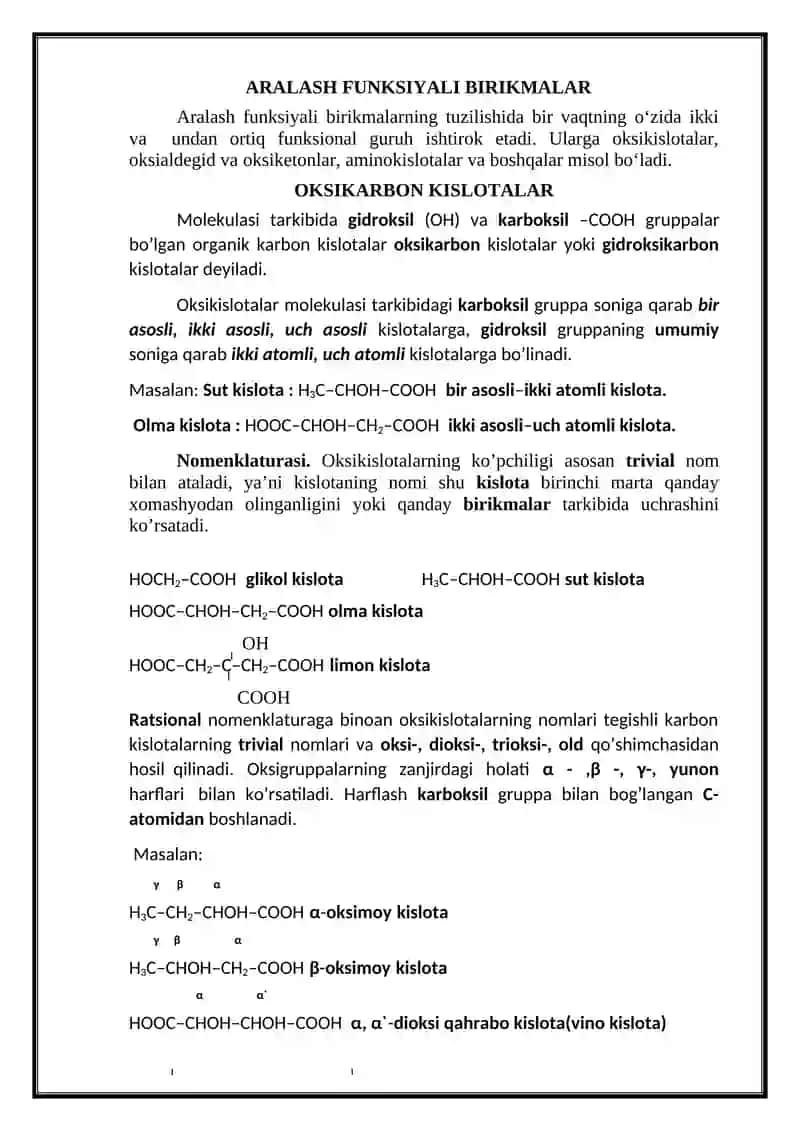 Aralash funksiyali birikmalar 2