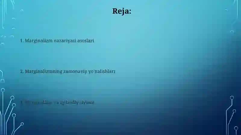 Marjinalizm va uning yoʼnalishlari 2