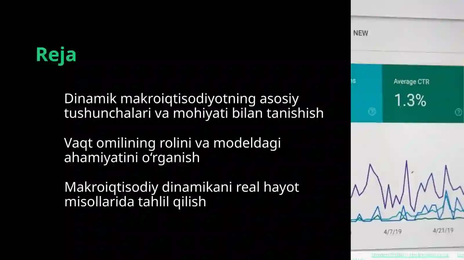 Dinamik makroiqtisodiyot faniga kirish 2