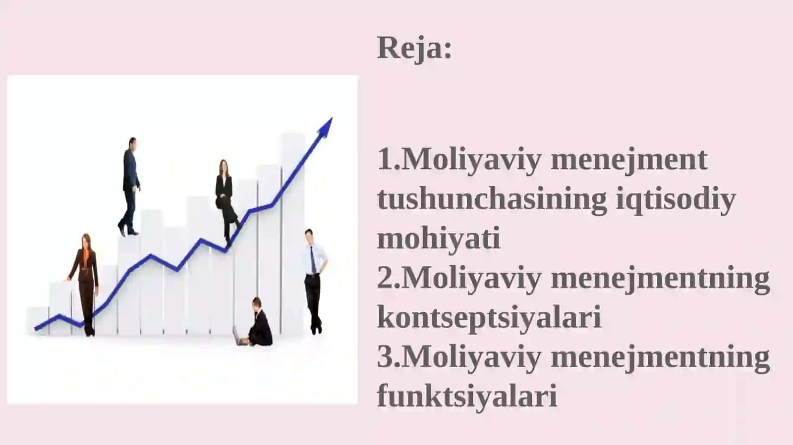 MOLIYAVIY MENEJMENTNING KONTSEPTUAL ASOSLARI 2