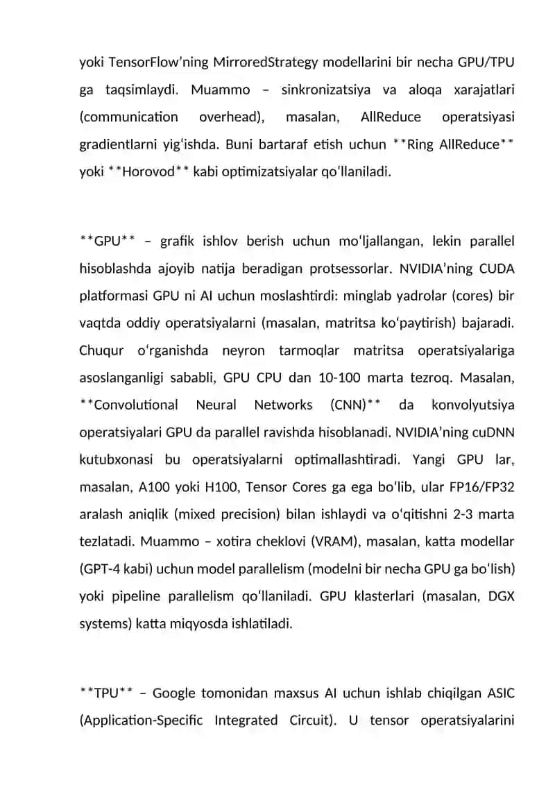 Tezlashtirish texnikalari 2