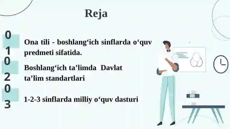 Ona tilidan Davlat ta’lim standarti va o‘quv dasturi mazmuni 2