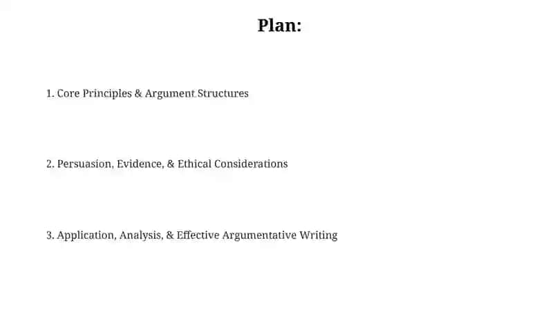 Argumentation theory and writing 2