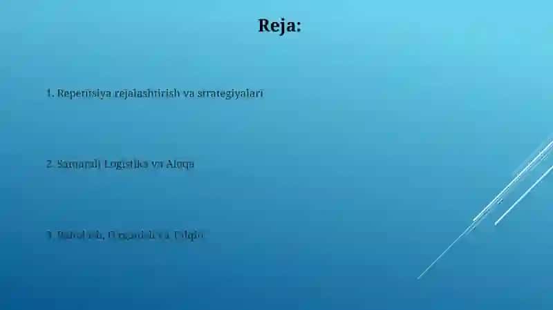 Sinf rahbar ishini rejalashtirish usullari 2