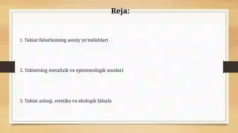 Tabiat Falsafasi 2