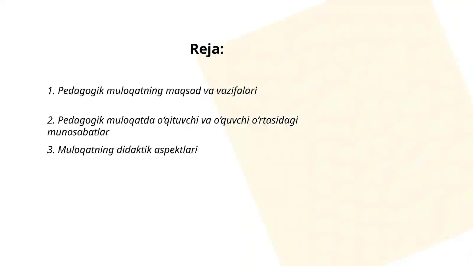 Pedagogik muloqat uning uziga xos xususiyatlari 2